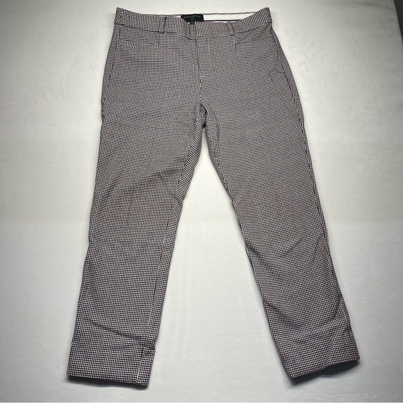 Banana Republic Sloan Pants Women's Size 6 Multi Colour Khaki Plaid. - Picture 1 of 10